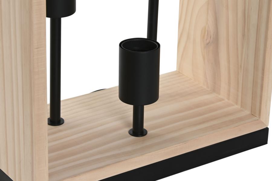 Lampara Sobremesa Pino 30X16X50 Sin Bombillas