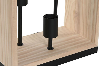 Lampara Sobremesa Pino 30X16X50 Sin Bombillas