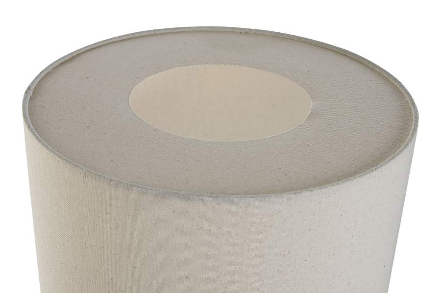 Lampara Sobremesa Poliester Metal 32X32X50_5 Crudo