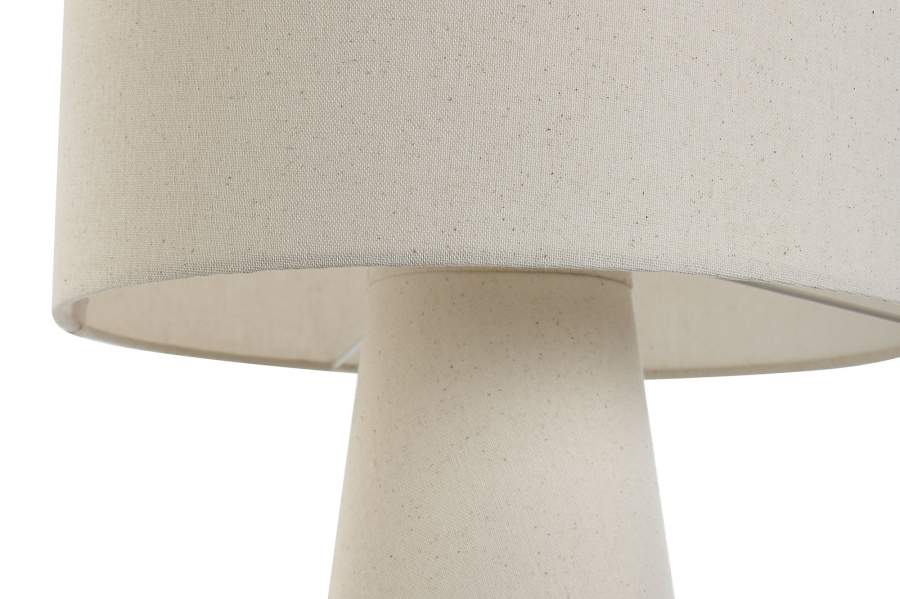 Lampara Sobremesa Poliester Metal 32X32X50_5 Crudo