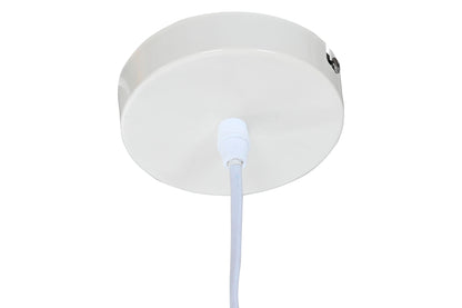 Lampara Techo Metal 32_5X32_5X30 Blanco