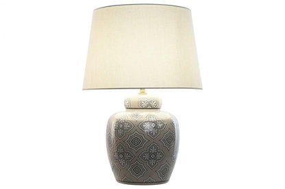 Lampara Sobremesa Ceramica 43_5X43_5X61 Azulejo