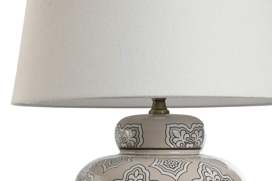 Lampara Sobremesa Ceramica 43_5X43_5X61 Azulejo