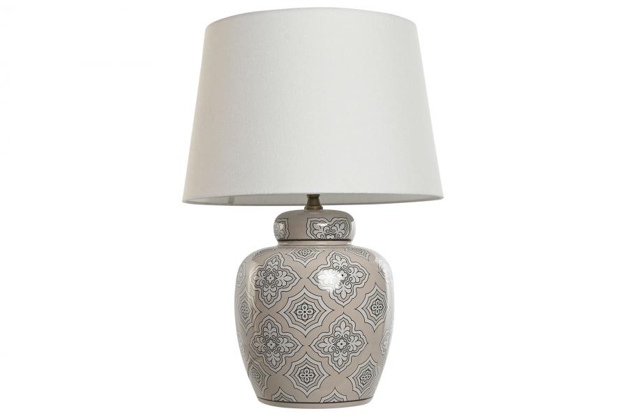 Lampara Sobremesa Ceramica 43_5X43_5X61 Azulejo