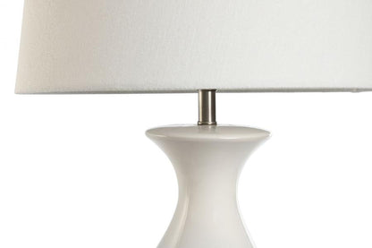 Lampara Sobremesa Ceramica Algodon 40X40X70