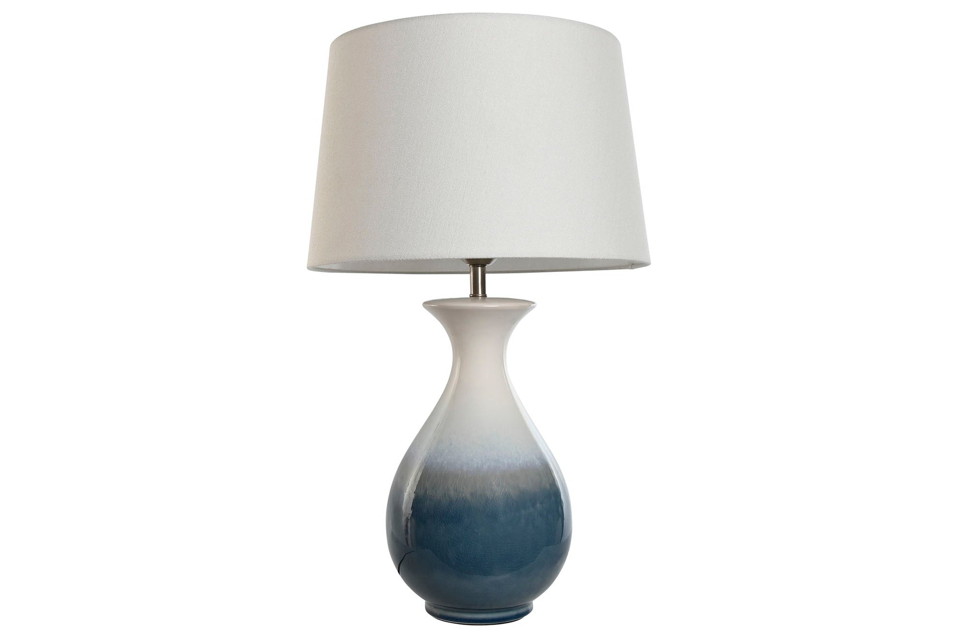 Lampara Sobremesa Ceramica Algodon 40X40X70