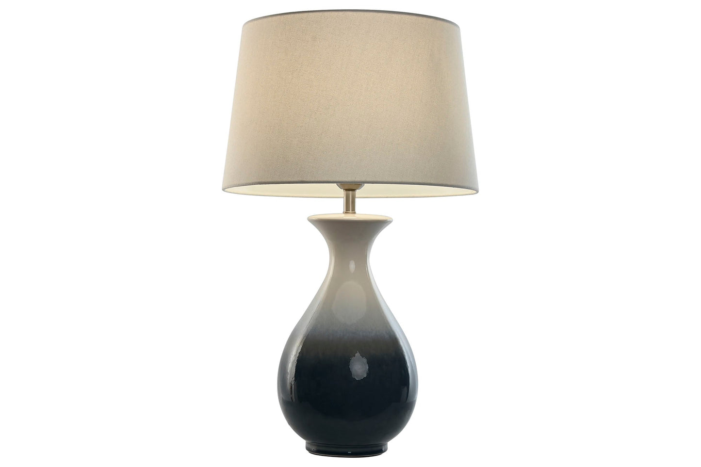Lampara Sobremesa Ceramica Algodon 40X40X70