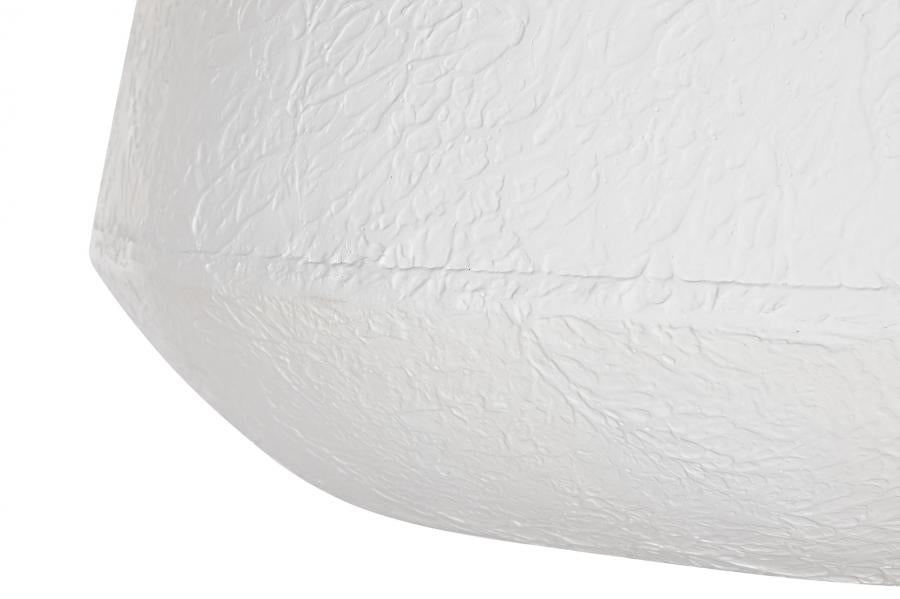 Lampara Techo Hierro 58X58X85 Patinado Blanco