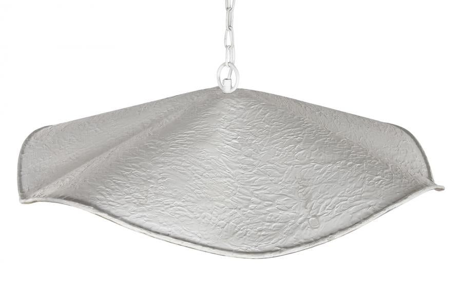 Lampara Techo Hierro 77X77X16 Patinado Blanco