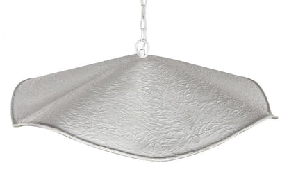 Lampara Techo Hierro 77X77X16 Patinado Blanco