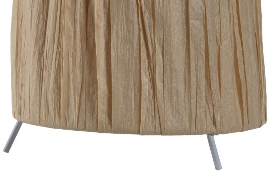 Lampara Sobremesa Rafia Metal 27X27X40 Natural