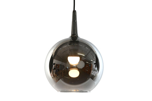 Lampara Techo Cristal 25X25X25 Ahumado