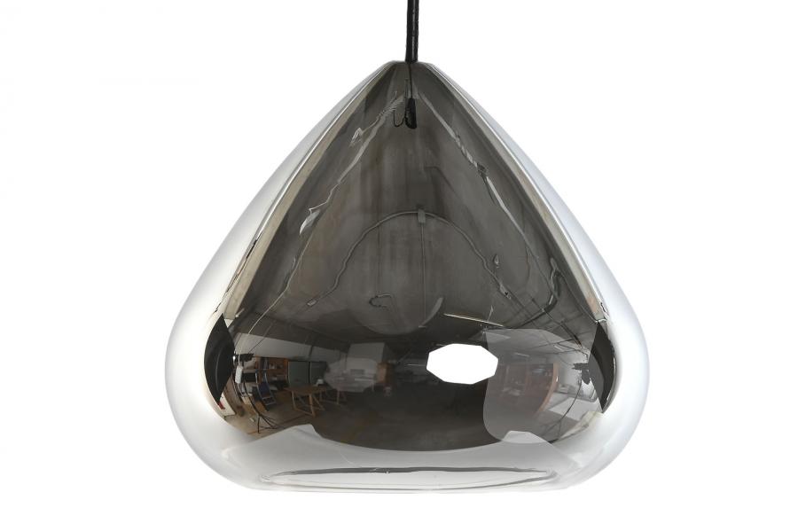 Lampara Techo Cristal 20X20X20 Ahumado