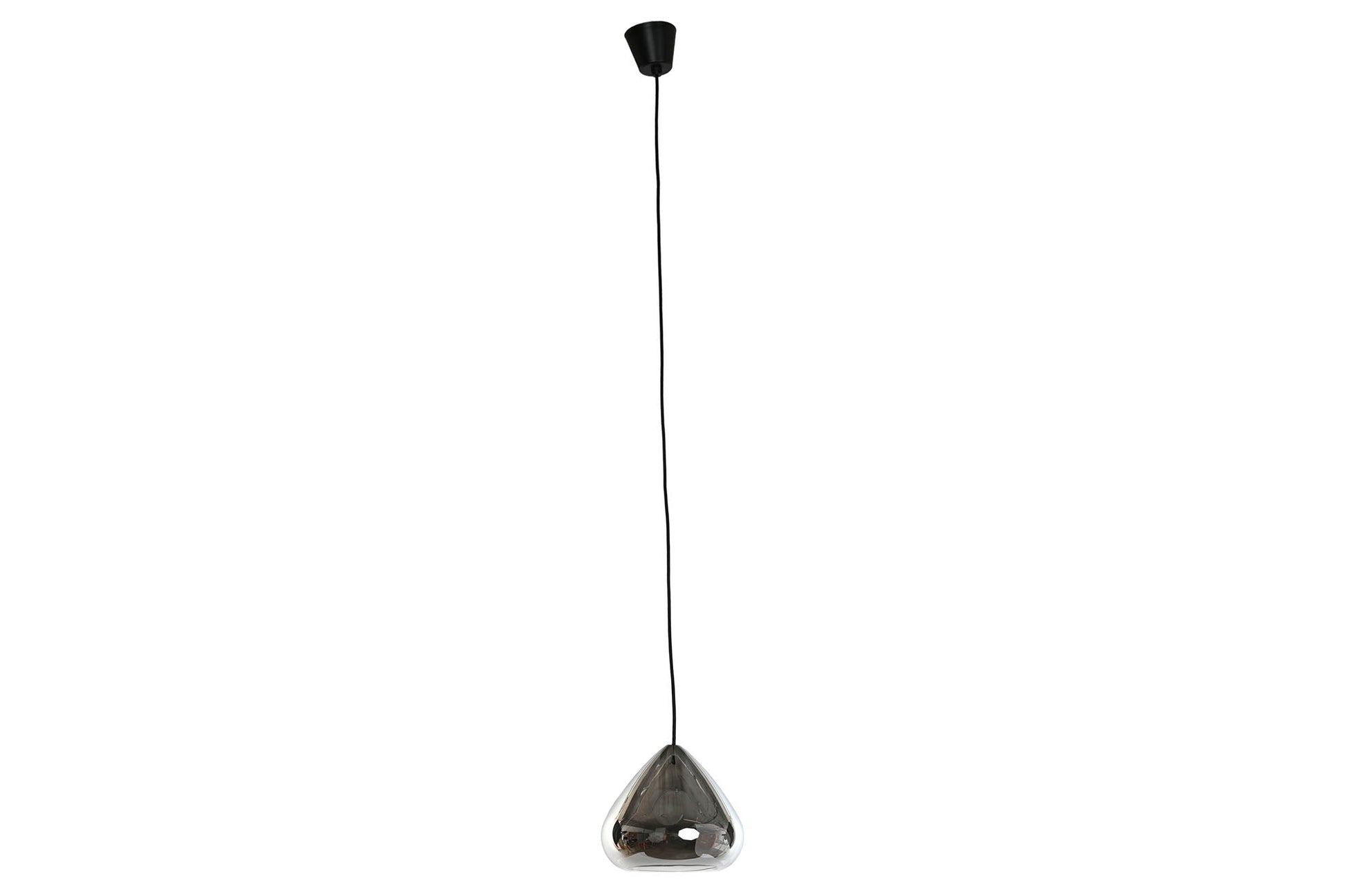 Lampara Techo Cristal 20X20X20 Ahumado