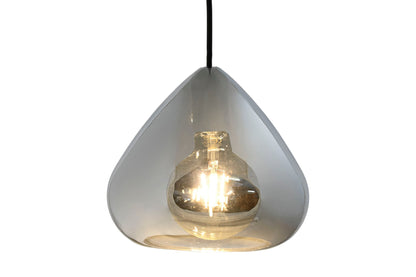 Lampara Techo Cristal 20X20X20 Ahumado