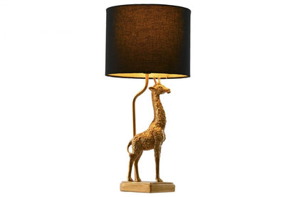 Lampara Sobremesa Resina Poliester 20X20X53 Jirafa