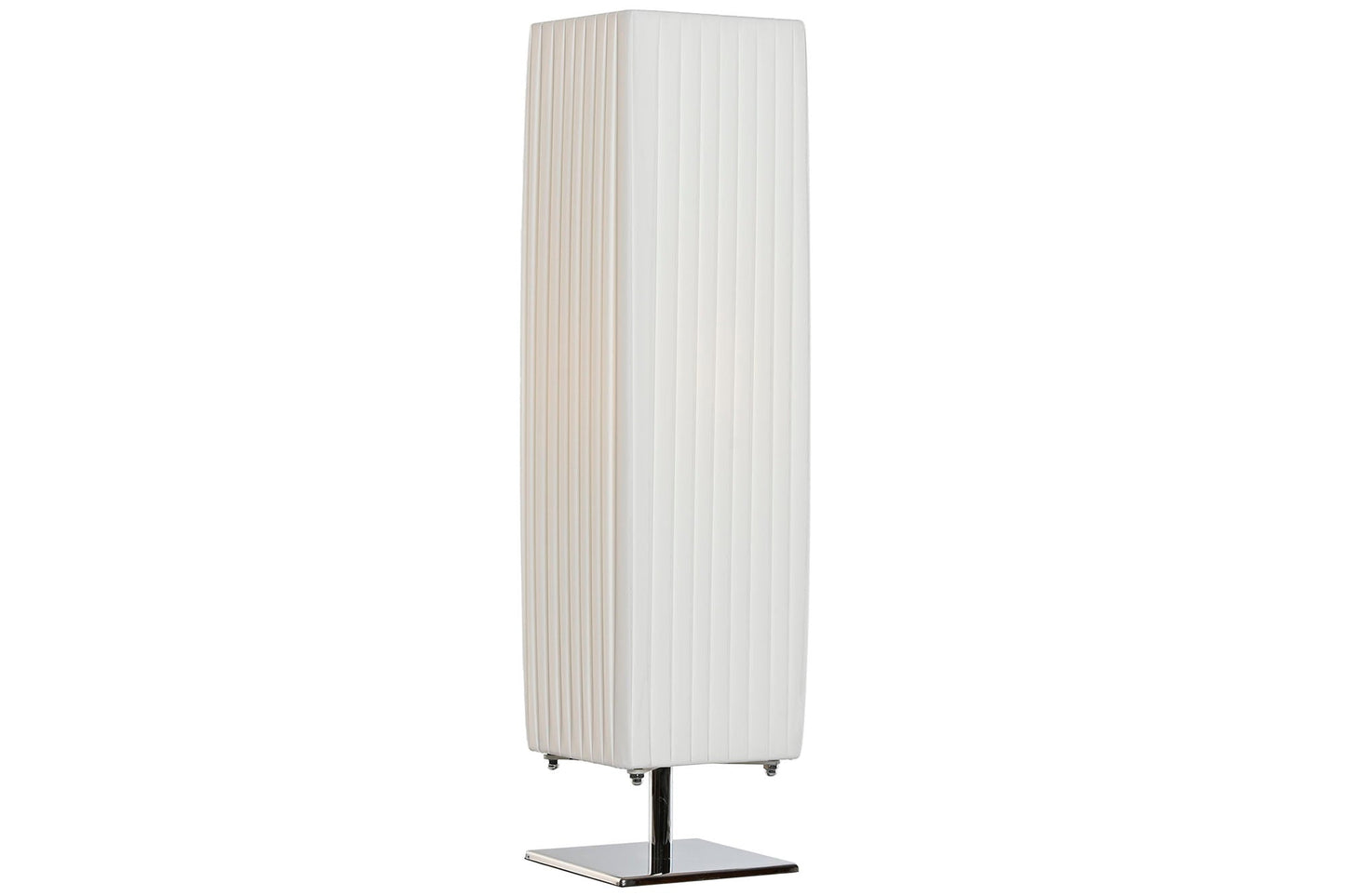 Lampara Sobremesa Hierro 14X14X57 Plisado
