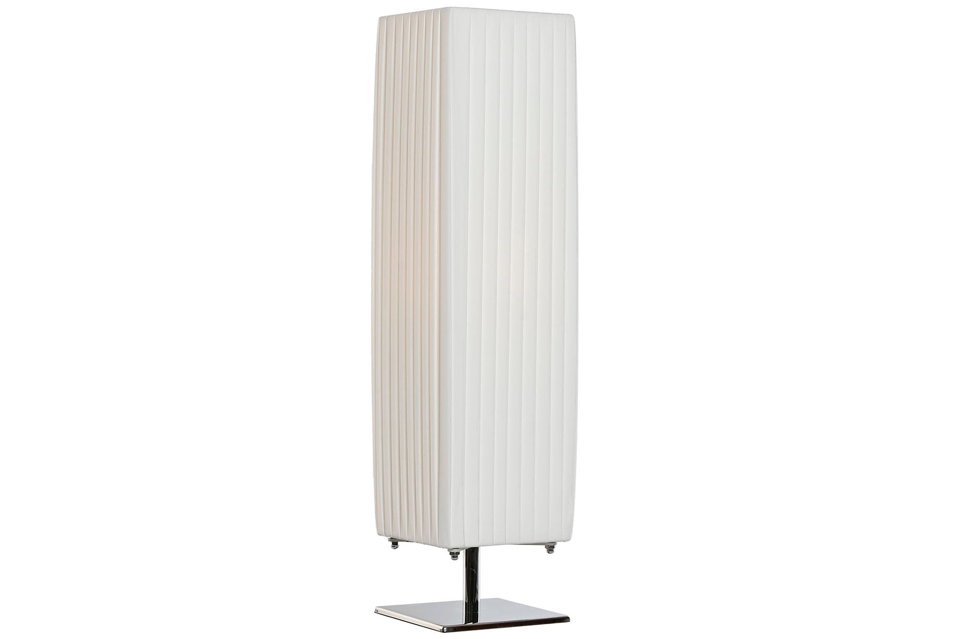Lampara Sobremesa Hierro 14X14X57 Plisado