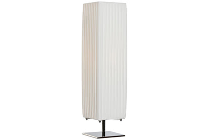 Lampara Sobremesa Hierro 14X14X57 Plisado