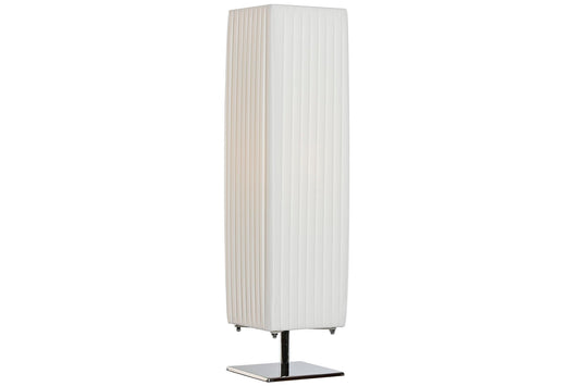 Lampara Sobremesa Hierro 14X14X57 Plisado