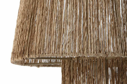 Lampara Sobremesa Yute Metal 37X37X42 Natural