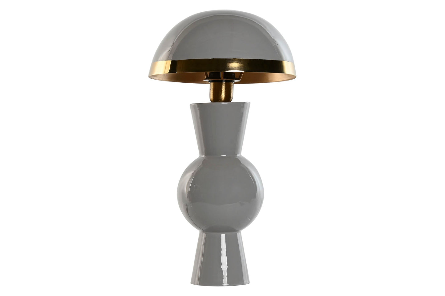 Lampara Sobremesa Metal 26X26X47_5 Gris