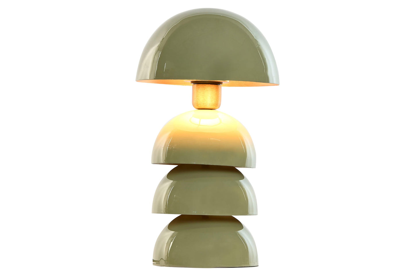 Lampara Sobremesa Metal 20_5X20_5X37 Verde