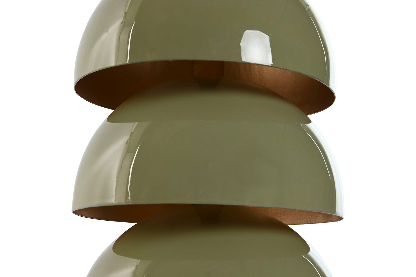 Lampara Sobremesa Metal 20_5X20_5X37 Verde