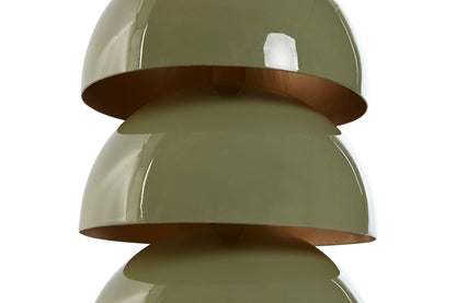 Lampara Sobremesa Metal 20_5X20_5X37 Verde