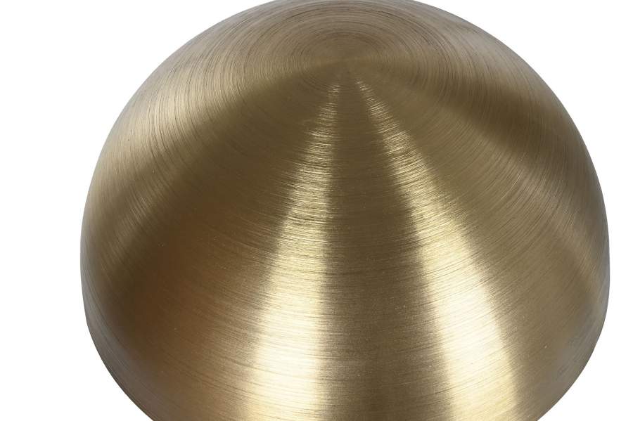 Lampara Pie Metal 31X31X92 Crema