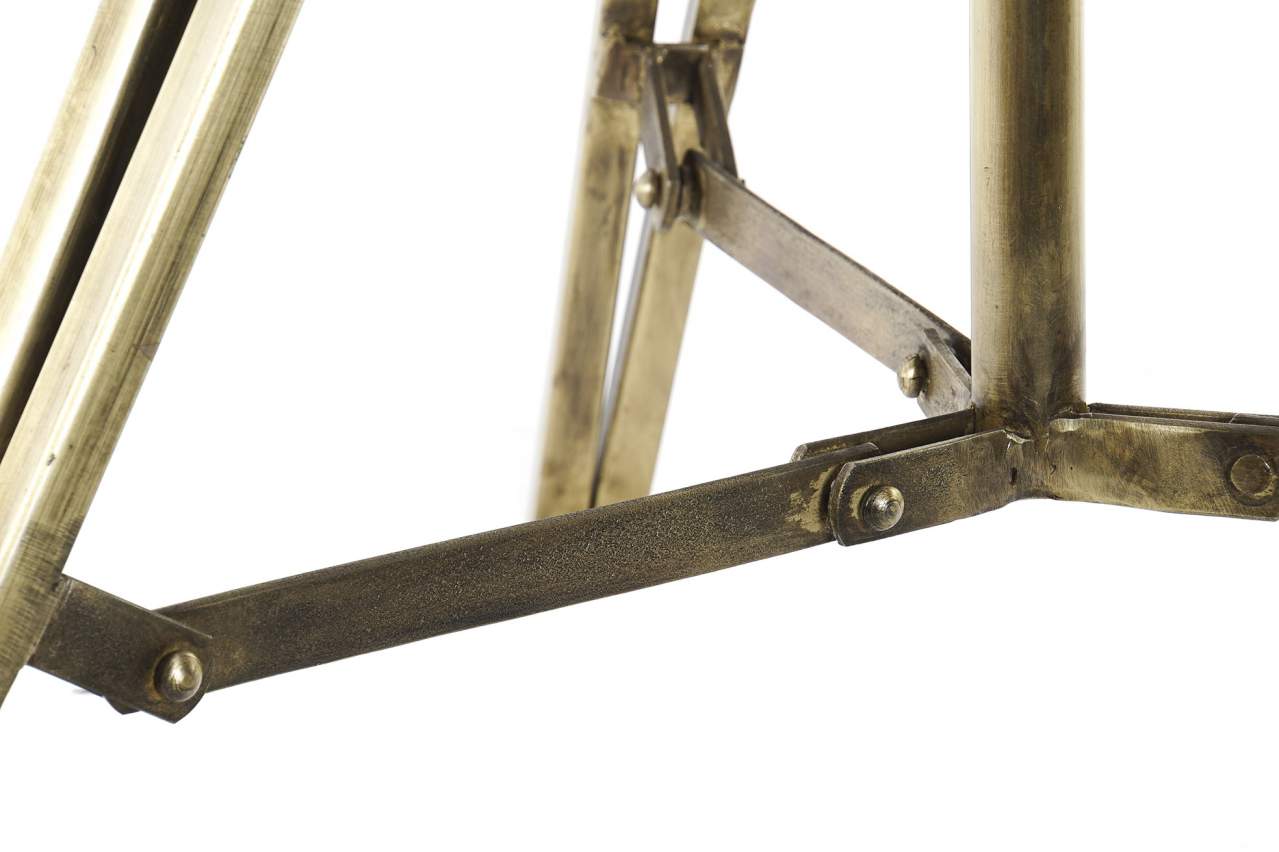 Lampara Pie Metal 68X66X142 Dorado