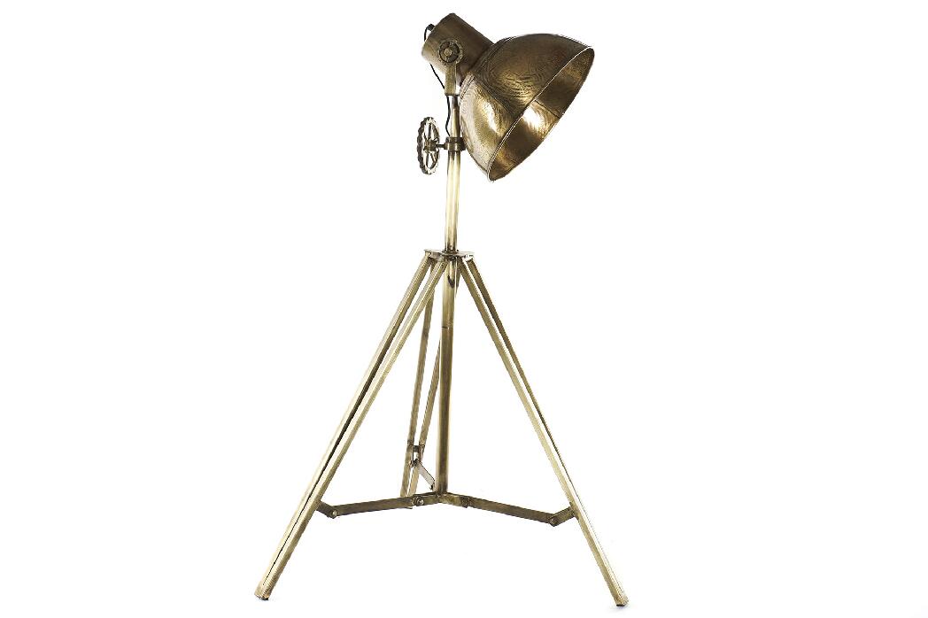 Lampara Pie Metal 68X66X142 Dorado