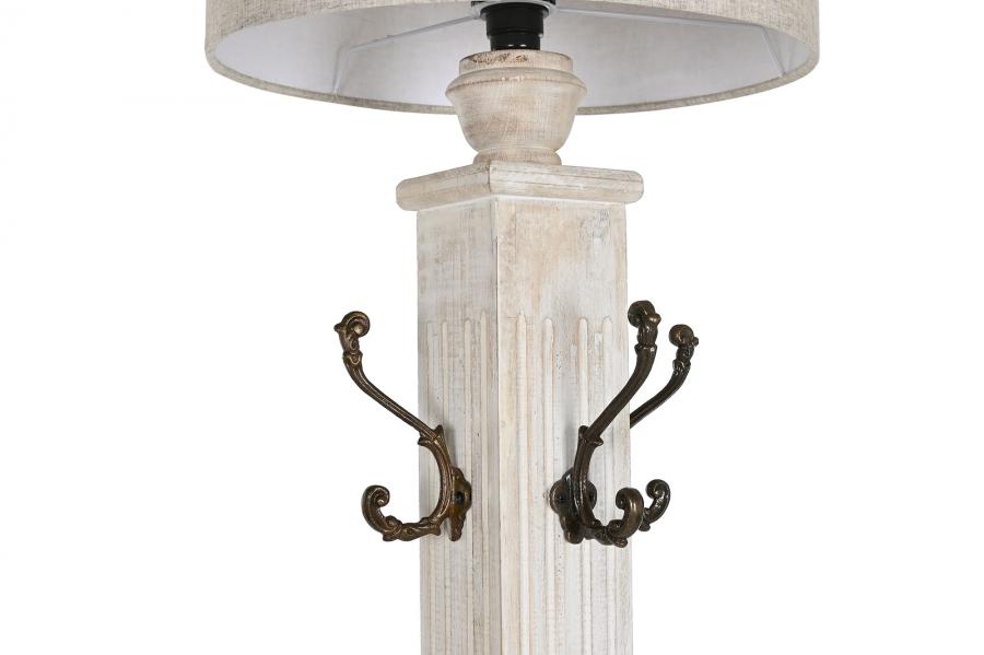 Lampara Pie Mango Metal 42X42X200 Perchero Decape