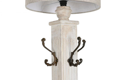 Lampara Pie Mango Metal 42X42X200 Perchero Decape