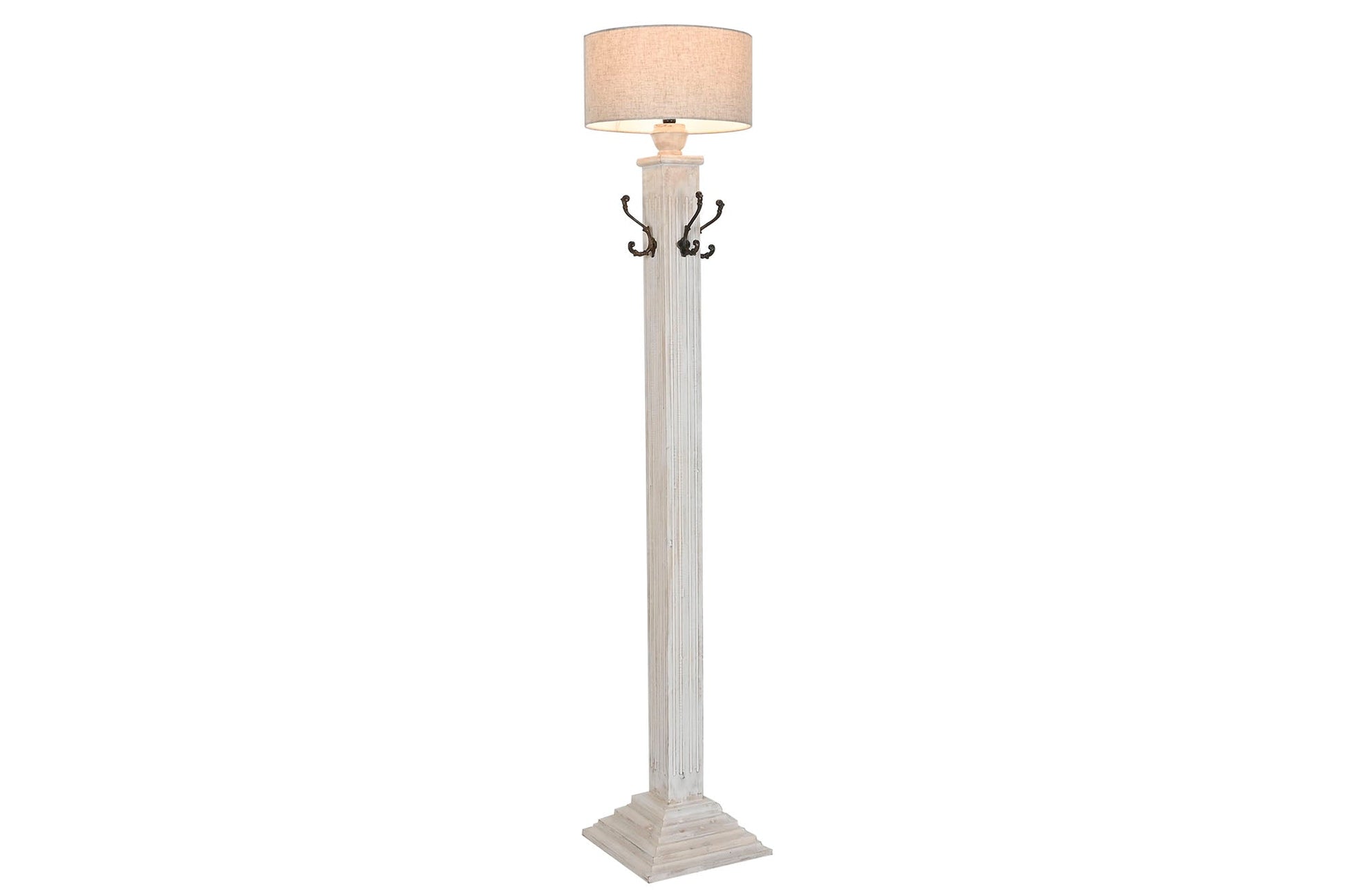 Lampara Pie Mango Metal 42X42X200 Perchero Decape