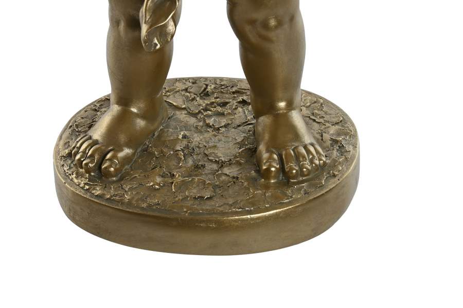 Lampara Sobremesa Resina 31_5X22X47 Cupido Dorado