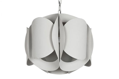 Lampara Techo Metal 42X42X36 Rugoso Beige