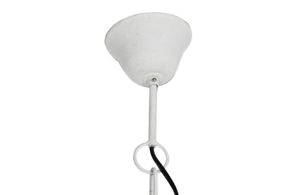 Lampara Techo Metal 42X42X36 Rugoso Beige