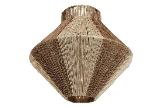 Pantalla Yute Metal 38X38X36 Natural