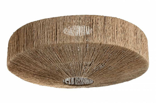 Pantalla Yute Metal 51X51X20 Natural