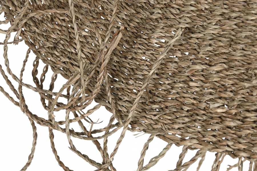 Pantalla Seagrass Metal 90X25X45 Natural