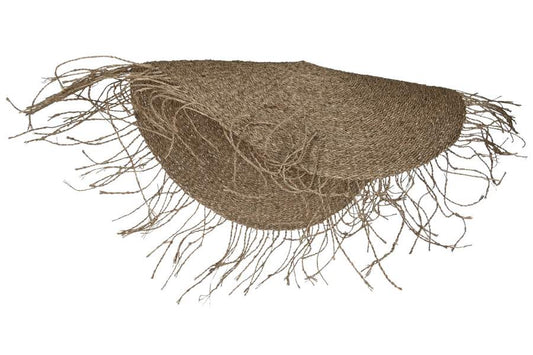 Pantalla Seagrass Metal 90X25X45 Natural