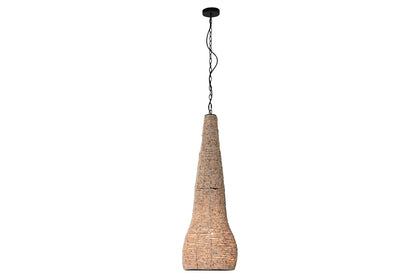 Lampara Techo Madera Metal 36_5X36_5X174_5 Bolas