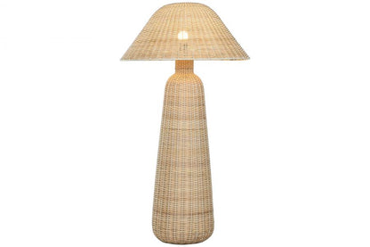 Lampara Pie Ratan 60X60X109 Beige
