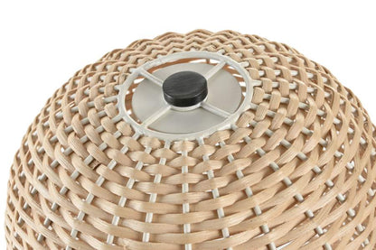Lampara Sobremesa Ratan 25X25X41 Beige
