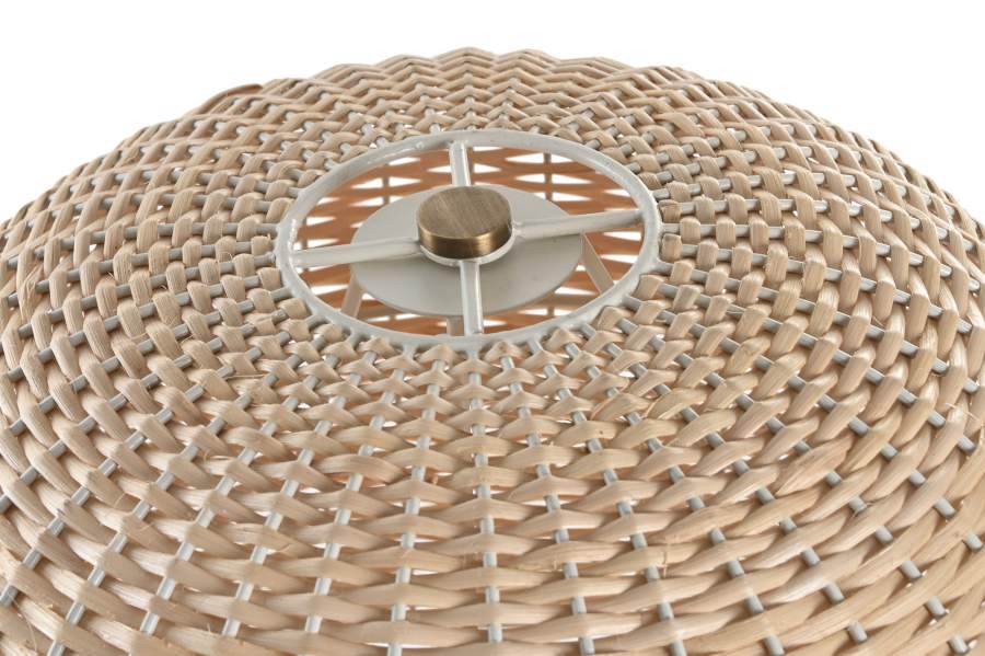 Lampara Sobremesa Ratan 40X40X61 Beige