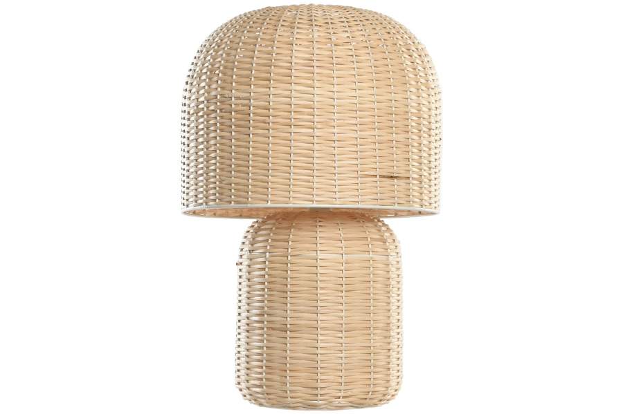 Lampara Sobremesa Ratan 40X40X61 Beige