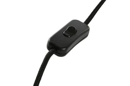 Lampara Sobremesa Metal Poliester 40X40X59 Bucle