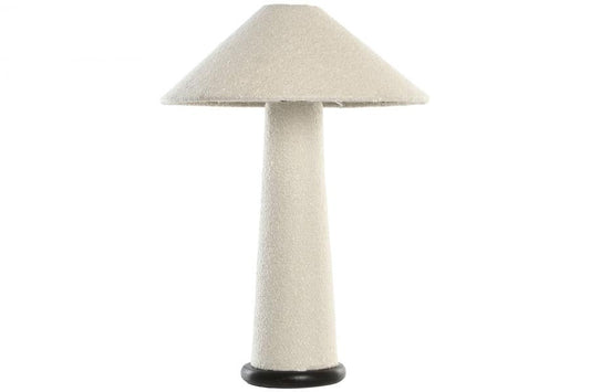 Lampara Sobremesa Metal Poliester 40X40X59 Bucle