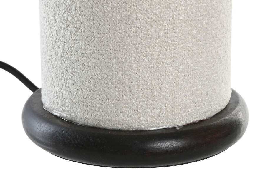 Lampara Sobremesa Metal Poliester 37X37X48 Bucle